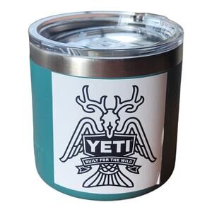 Yeti Rambler Stackable Camp Mug with Lid 14 oz Insulated‎ Stainless Steel Blue